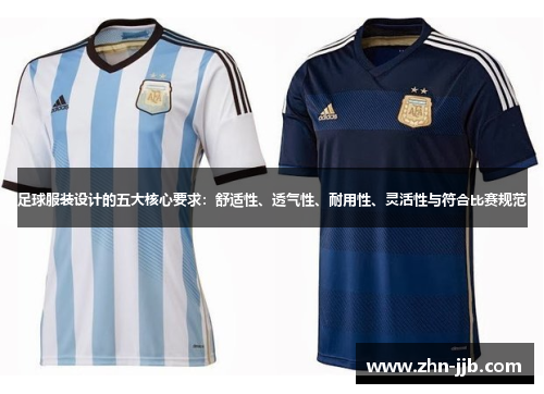 足球服装设计的五大核心要求：舒适性、透气性、耐用性、灵活性与符合比赛规范